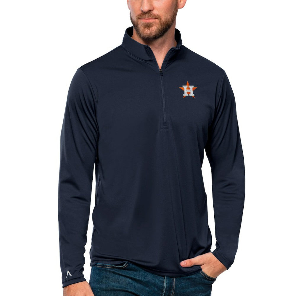 Houston Astros Antigua Tribute Quarter-Zip Pullover Top | MLB Shop