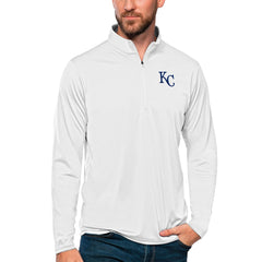 Kansas City Royals Antigua Tribute Quarter-Zip Pullover Top | MLB Outlet