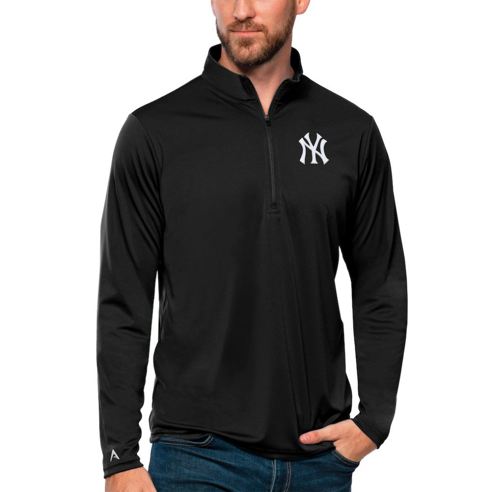 New York Yankees Antigua Tribute Quarter-Zip Pullover Top | MLB Sale