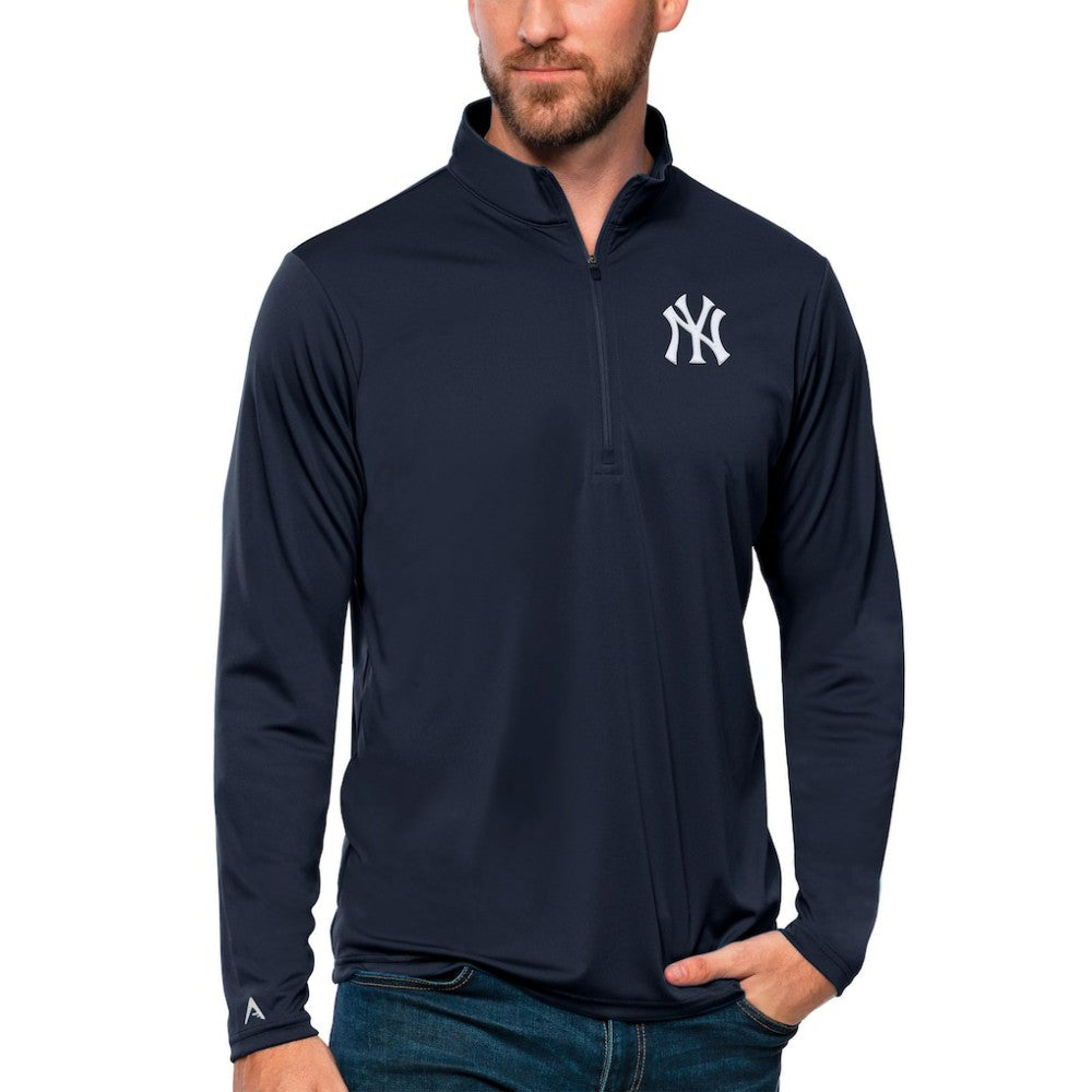 New York Yankees Antigua Tribute Quarter-Zip Pullover Top | MLB US