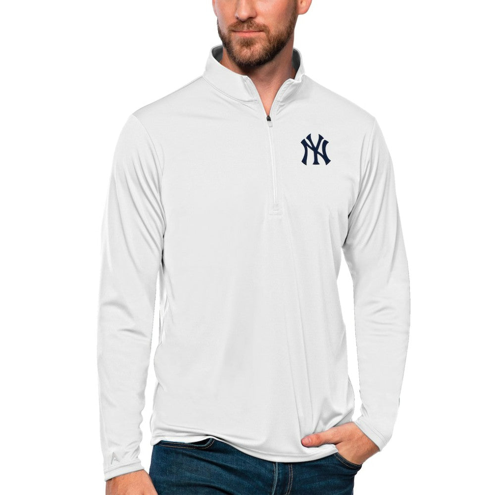 New York Yankees Antigua Tribute Quarter-Zip Pullover Top | MLB Sale