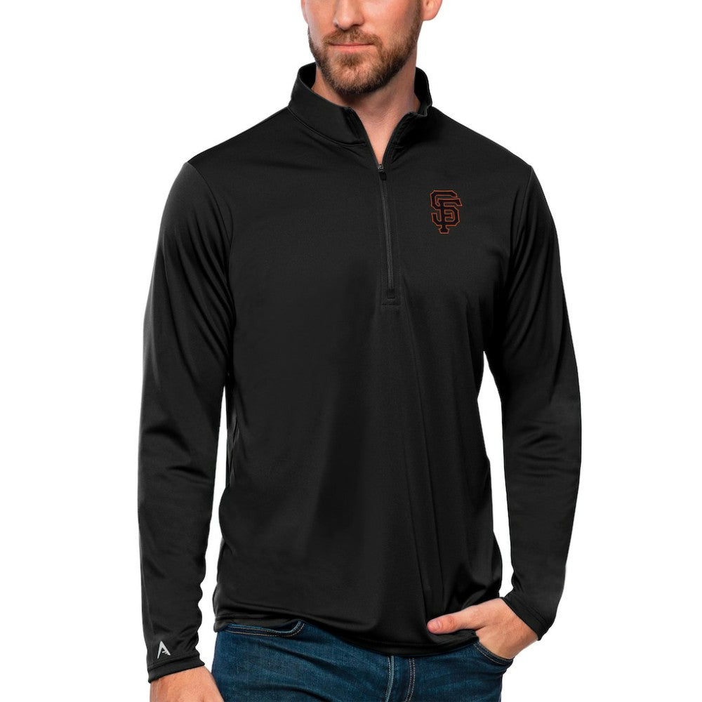 San Francisco Giants Antigua Tribute Quarter-Zip Pullover Top | MLB Near me