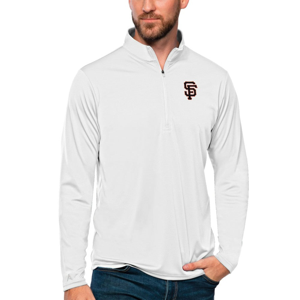 San Francisco Giants Antigua Tribute Quarter-Zip Pullover Top | MLB New