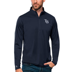 Tampa Bay Rays Antigua Tribute Quarter-Zip Pullover Top | MLB Shop