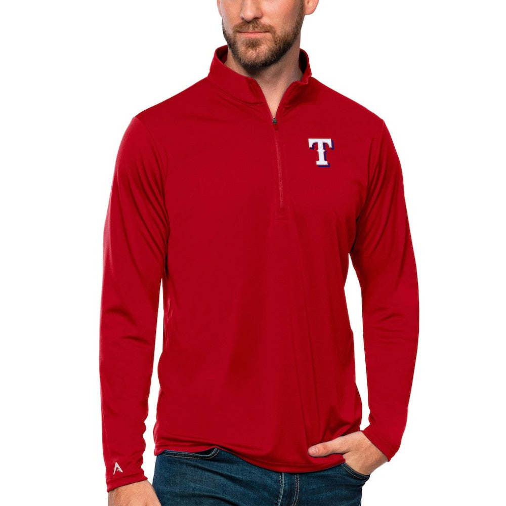 Texas Rangers Antigua Tribute Quarter-Zip Pullover Top | MLB Near me
