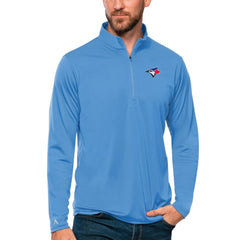 Toronto Blue Jays Antigua Tribute Quarter-Zip Pullover Top | MLB New