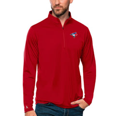 Toronto Blue Jays Antigua Tribute Quarter-Zip Pullover Top | MLB On Sale
