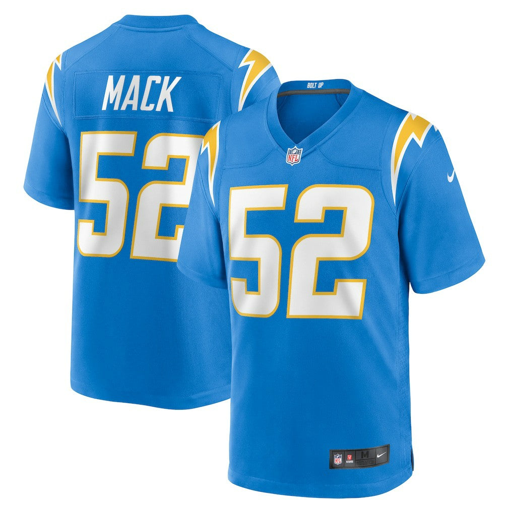Los Angeles Chargers Nike Khalil Mack  Game Jersey