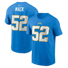 Los Angeles Chargers Nike Khalil Mack  Player Name & Number T-Shirt