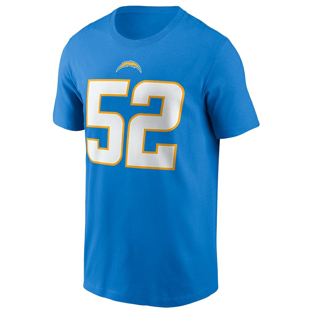 Los Angeles Chargers Nike Khalil Mack  Player Name & Number T-Shirt
