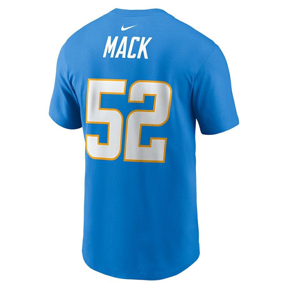 Los Angeles Chargers Nike Khalil Mack  Player Name & Number T-Shirt