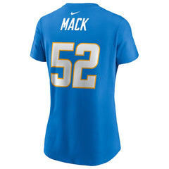 Los Angeles Chargers Nike Khalil Mack  Women's Player Name & Number T-Shirt