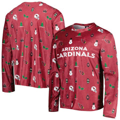 Arizona Cardinals  FOCO Holiday Repeat Long Sleeve T-Shirt