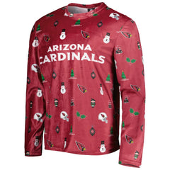 Arizona Cardinals  FOCO Holiday Repeat Long Sleeve T-Shirt