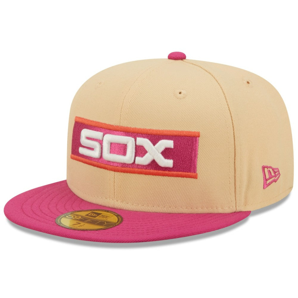 Chicago White Sox New Era 1933 MLB All-Star Game 50th Anniversary Mango Passion 59FIFTY Fitted Hat | MLB Outlet