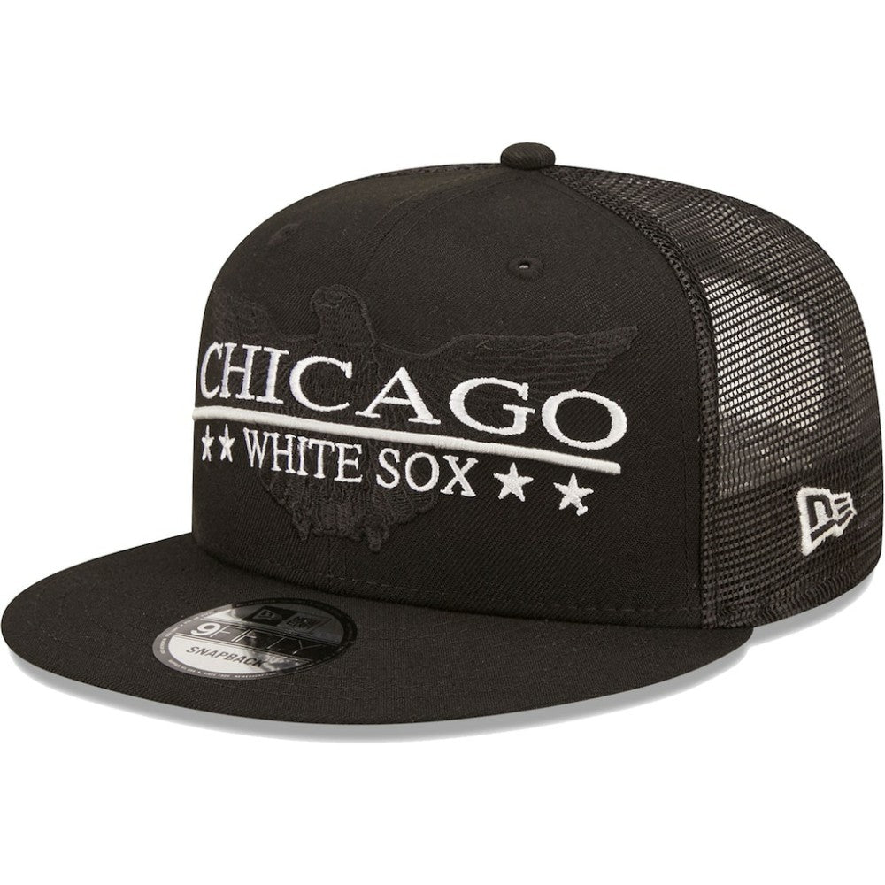 Chicago White Sox New Era Patriot Trucker 9FIFTY Snapback Hat | MLB Near me