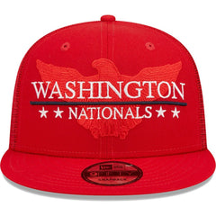 Washington Nationals New Era Patriot Trucker 9FIFTY Snapback Hat | MLB US