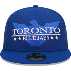 Toronto Blue Jays New Era Patriot Trucker 9FIFTY Snapback Hat | MLB Online