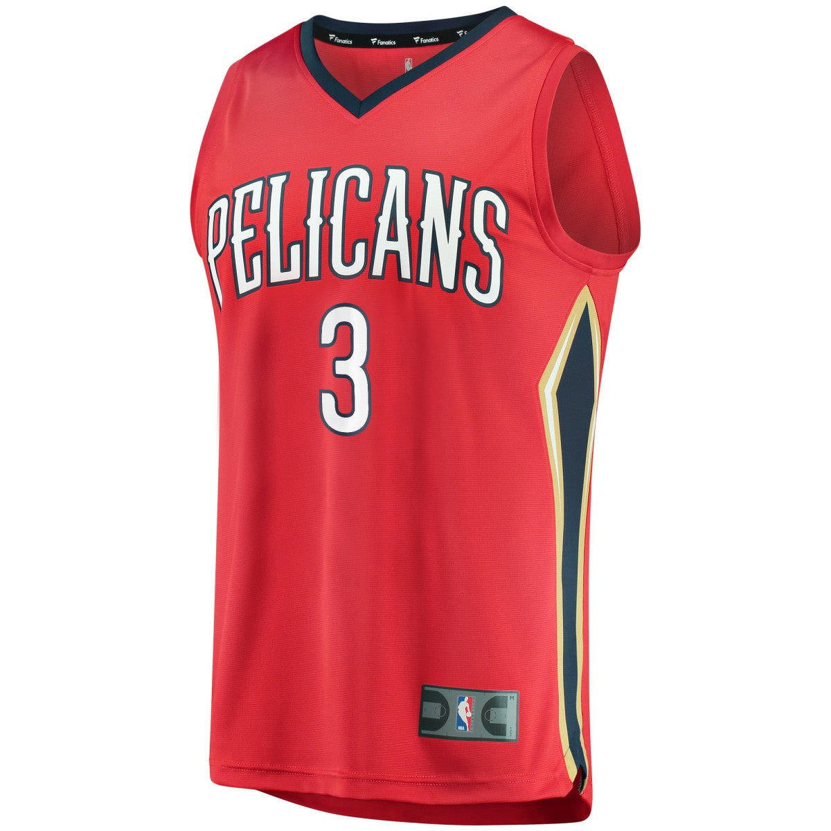 C.J. McCollum New Orleans Pelicans Youth Fast Break Replica Player Jersey Red New