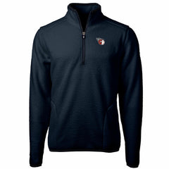 Cleveland Guardians Cutter & Buck Big & Tall Cascade Eco Sherpa Fleece Quarter-Zip Pullover Jacket | MLB Near me