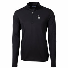 Los Angeles Dodgers Cutter & Buck Big & Tall Virtue Eco Pique Quarter-Zip Pullover Jacket | MLB Shop