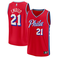 Joel Embiid Philadelphia 76ers Fast Break Replica Player Jersey Online