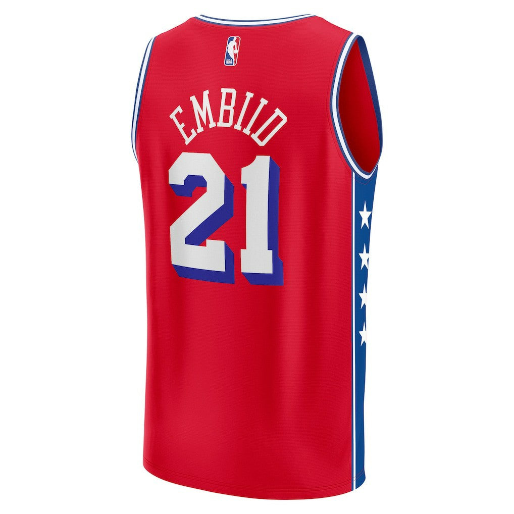 Joel Embiid Philadelphia 76ers Fast Break Replica Player Jersey Online