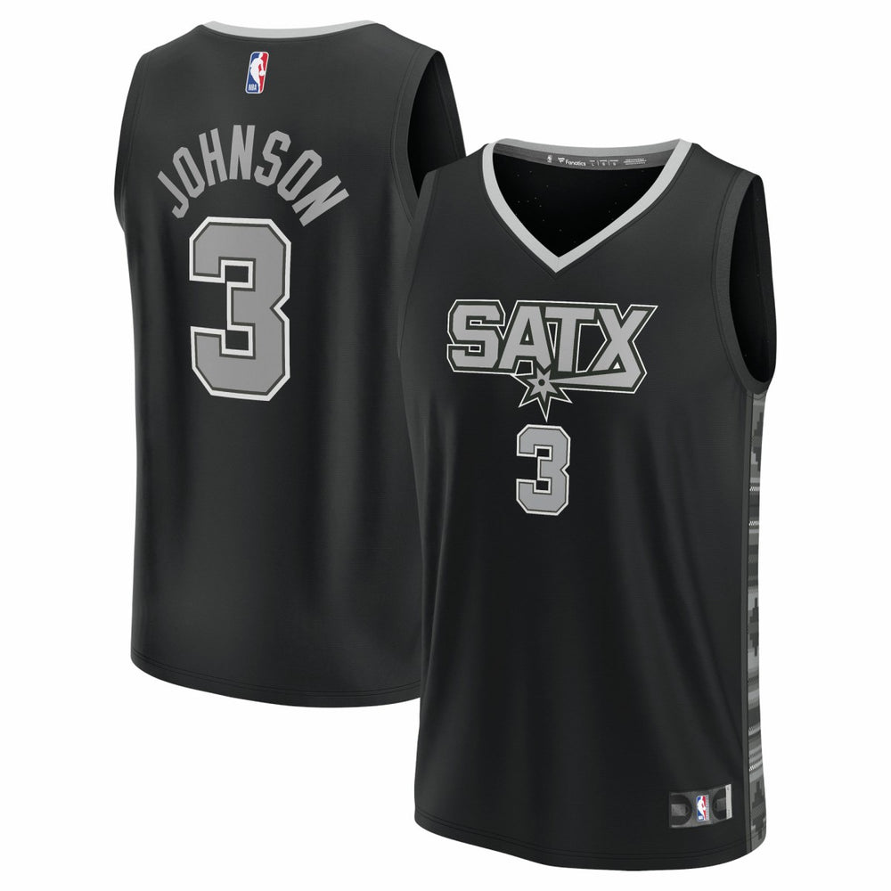 Keldon Johnson San Antonio Spurs Fast Break Replica Player Jersey On Sale