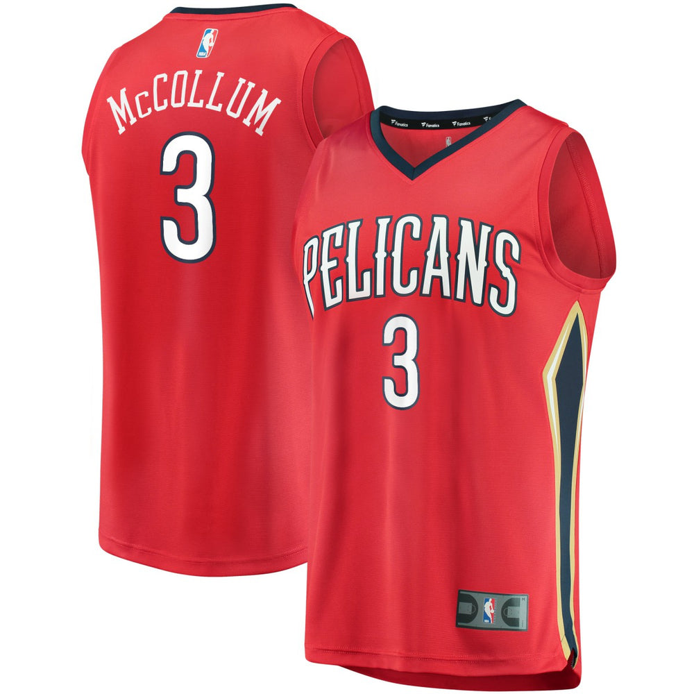 C.J. McCollum New Orleans Pelicans Fast Break Replica Player Jersey For Sale