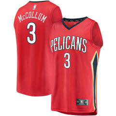 C.J. McCollum New Orleans Pelicans Fast Break Replica Player Jersey For Sale
