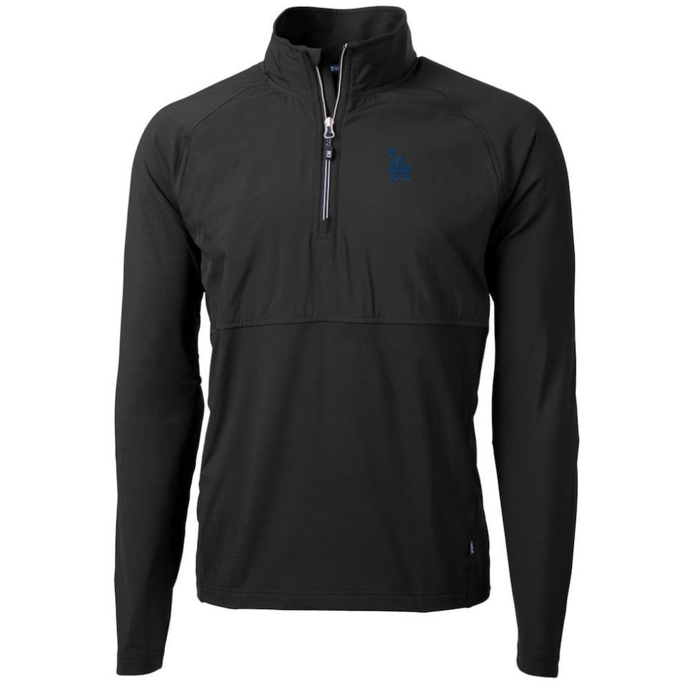 Los Angeles Dodgers Cutter & Buck Adapt Eco Knit Hybrid Recycled Quarter-Zip Pullover Jacket | MLB Discount