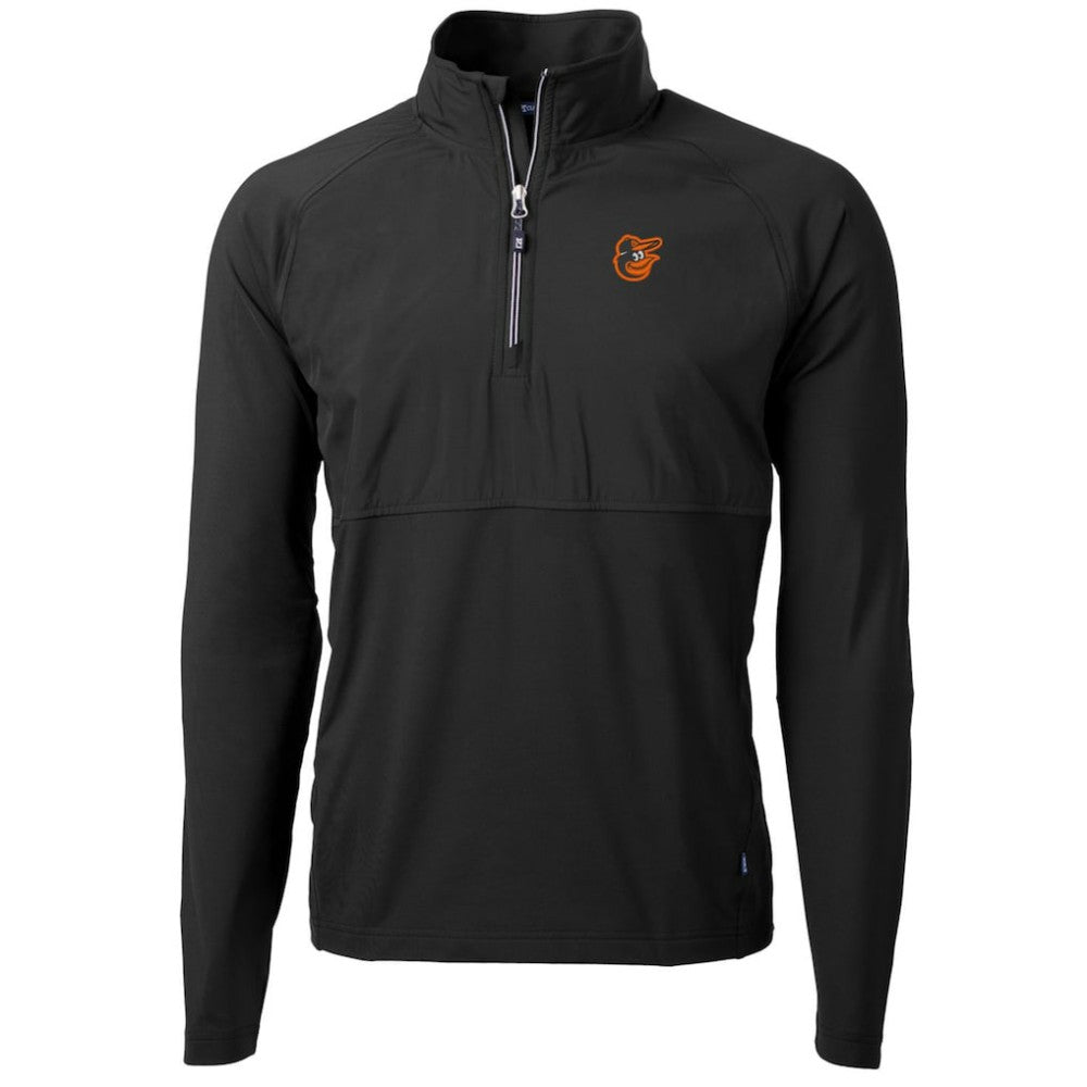 Baltimore Orioles Cutter & Buck Adapt Eco Knit Hybrid Recycled Quarter-Zip Pullover Jacket | MLB US