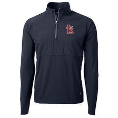 St. Louis Cardinals Cutter & Buck Adapt Eco Knit Hybrid Recycled Quarter-Zip Pullover Jacket | MLB Near me