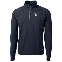 Detroit Tigers Cutter & Buck Adapt Eco Knit Hybrid Recycled Quarter-Zip Pullover Jacket | MLB Online