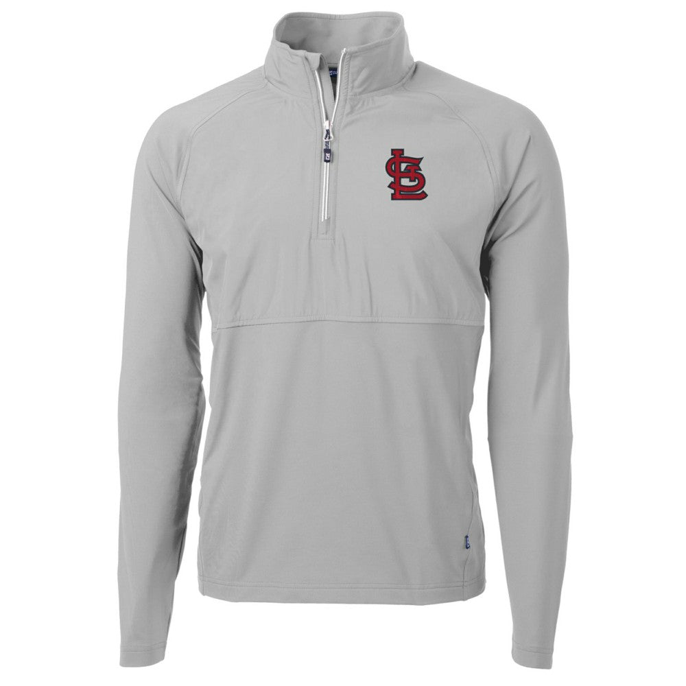 St. Louis Cardinals Cutter & Buck Adapt Eco Knit Hybrid Recycled Quarter-Zip Pullover Jacket | MLB Online