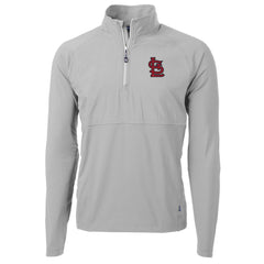 St. Louis Cardinals Cutter & Buck Adapt Eco Knit Hybrid Recycled Quarter-Zip Pullover Jacket | MLB Online