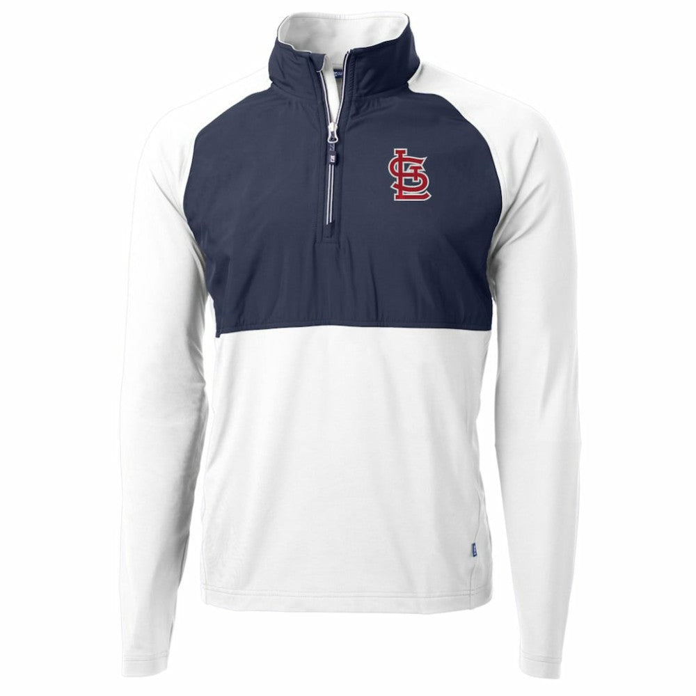 St. Louis Cardinals Cutter & Buck Adapt Eco Knit Hybrid Recycled Quarter-Zip Pullover Jacket | MLB Near me