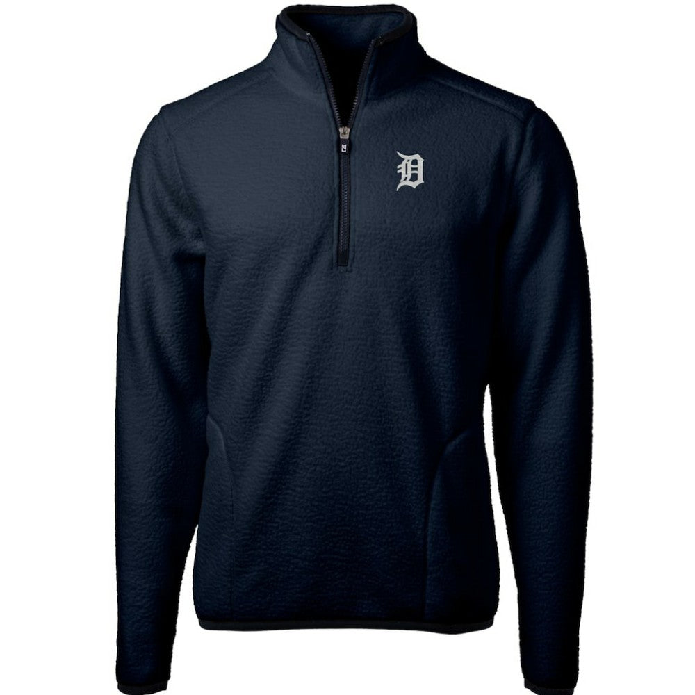 Detroit Tigers Cutter & Buck Cascade Eco Sherpa Fleece Quarter-Zip Pullover Jacket | MLB Online