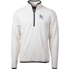Kansas City Royals Cutter & Buck Cascade Eco Sherpa Fleece Quarter-Zip Pullover Jacket | MLB For sale