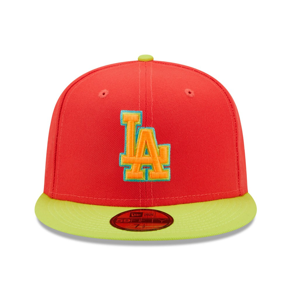 Los Angeles Dodgers New Era 1978 World Series  Lava Highlighter Combo 59FIFTY Fitted Hat | MLB New