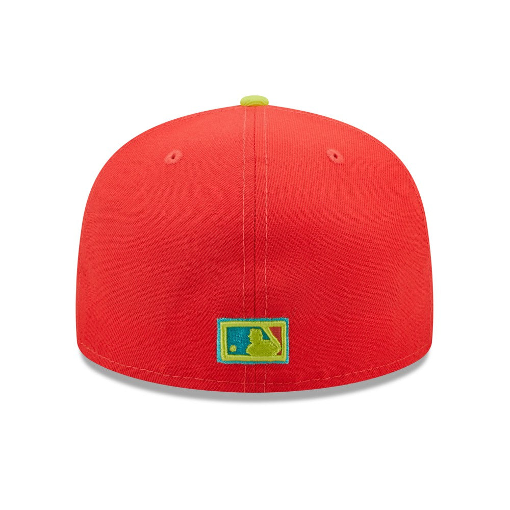 Los Angeles Dodgers New Era 1978 World Series  Lava Highlighter Combo 59FIFTY Fitted Hat | MLB New