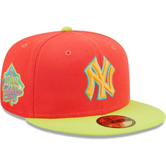 New York Yankees New Era   Lava Highlighter Combo 59FIFTY Fitted Hat | MLB US