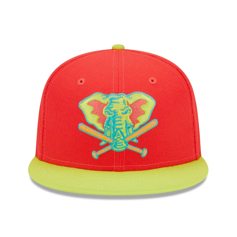 Athletics New Era 40th Anniversary Lava Highlighter Combo 59FIFTY Fitted Hat | MLB Shop
