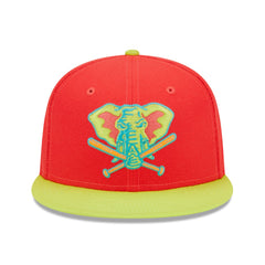 Athletics New Era 40th Anniversary Lava Highlighter Combo 59FIFTY Fitted Hat | MLB Shop