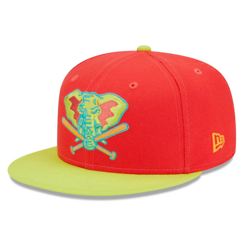 Athletics New Era 40th Anniversary Lava Highlighter Combo 59FIFTY Fitted Hat | MLB Shop