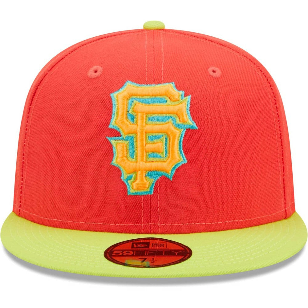 San Francisco Giants New Era   Lava Highlighter Combo 59FIFTY Fitted Hat | MLB For sale