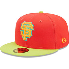 San Francisco Giants New Era   Lava Highlighter Combo 59FIFTY Fitted Hat | MLB For sale