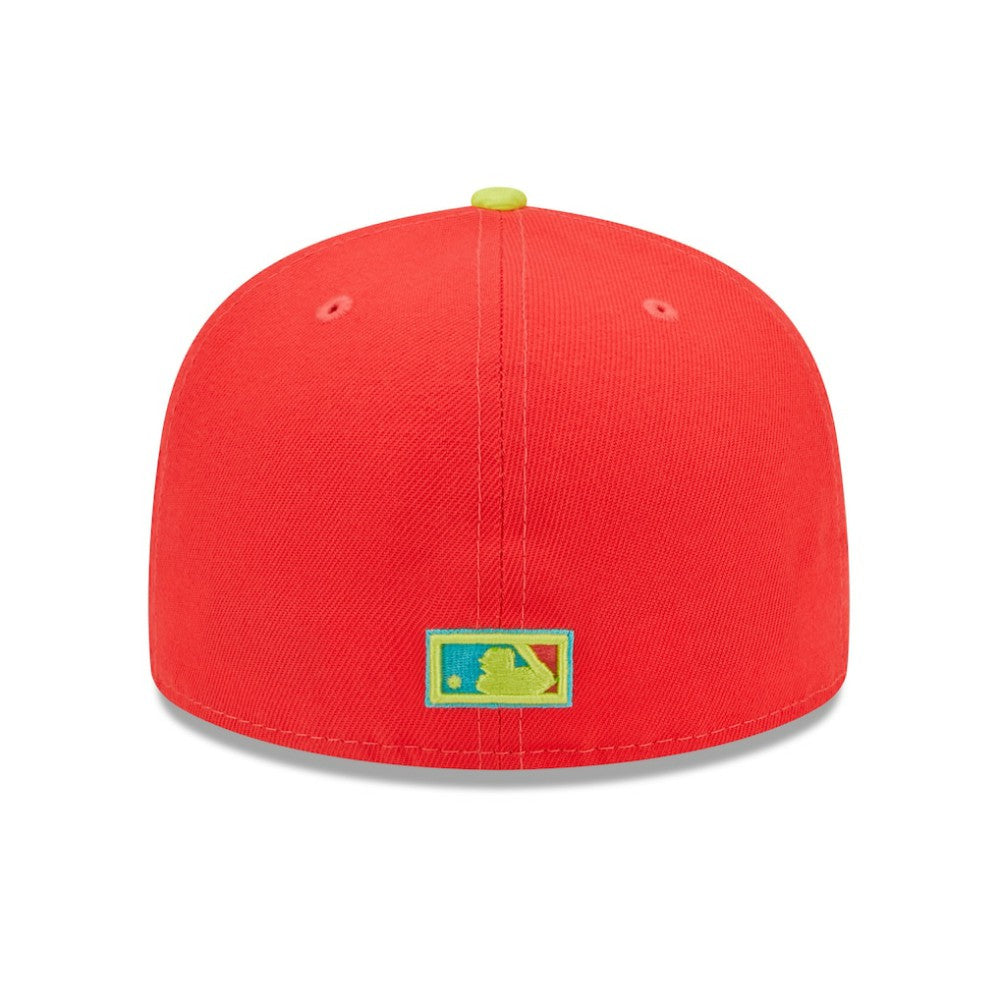 Washington Nationals New Era 2008 Inaugural Season  Lava Highlighter Combo 59FIFTY Fitted Hat | MLB Discount