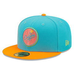 Los Angeles Dodgers New Era Vice Highlighter 59FIFTY Fitted Hat | MLB New
