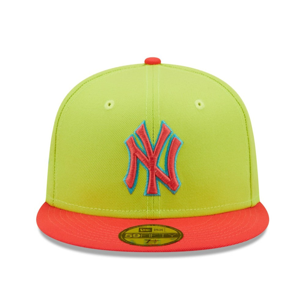 New York Yankees New Era Cyber Highlighter 59FIFTY Fitted Hat | MLB Outlet
